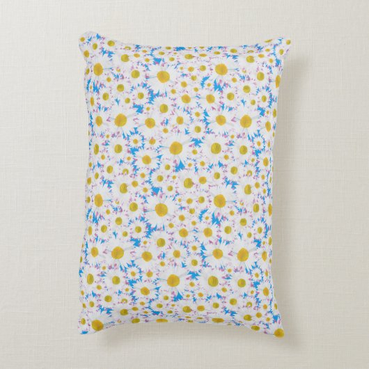 Ditzyデイジーオンブルーカスタムアクセント枕 アクセントクッション (裏面(縦))