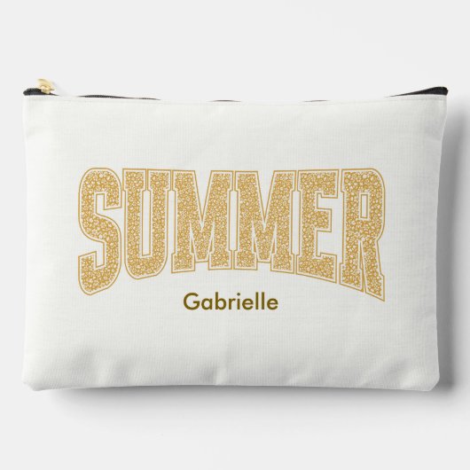 Ditzyフローラサンセットサマーガールズトリップトラベル アクセサリーポーチ (正面)