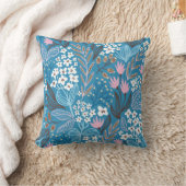 Ditzyフローラ:ヴィンテージ春デザイン。 クッション (ブランケット)