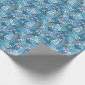 Ditzyフローラ:ヴィンテージ春デザイン。 ラッピングペーパー (角)