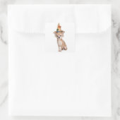 Ditzy Dogs～オリジナルステッカー～チワワ～ハロウィーン スクエアシール (バッグ)