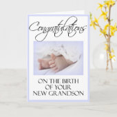 Divaおめでとう – 新しい孫グリーティングカード カード (黄色い花)