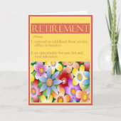 Divaが退職カードをお祝い カード (正面)