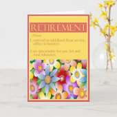 Divaが退職カードをお祝い カード (黄色い花)