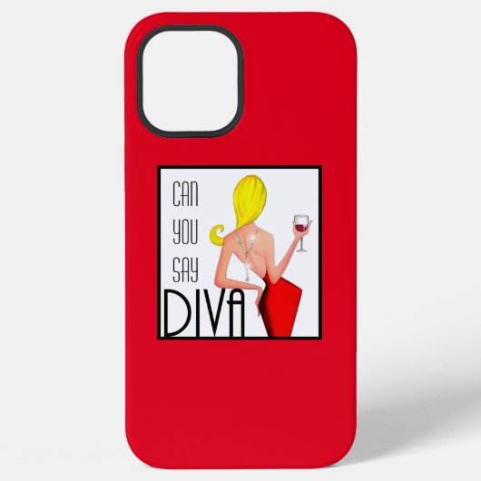 「DIVAって言ってみて？」 iPhoneケース (裏面)
