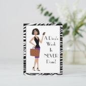 「Divaの仕事は決して終わらない！」 ポストカード (スタンド正面)