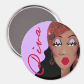 「DIVAは4文字の単語だ…」磁石 マグネット (正面/裏面)