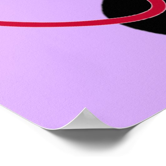 Divaは4文字の単語 ポスター (角)