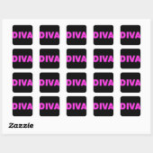Divaステッカー スクエアシール (シート)