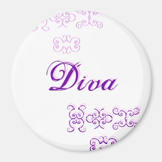 Divaデザイナー名IIIマグネット マグネット (正面)