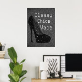 Divaパンプス上品なChics Vapeプレミアムポスター ポスター (ホームオフィス)