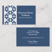 Divaファンシー名刺（青） 名刺 (正面/裏面)