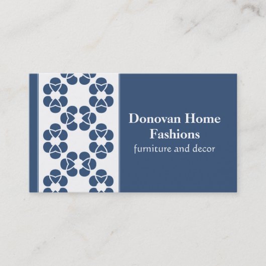 Divaファンシー名刺（青） 名刺 (正面)