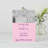 DIVAライフしゃれているハッピーバースデーフラットカード (スタンド正面)