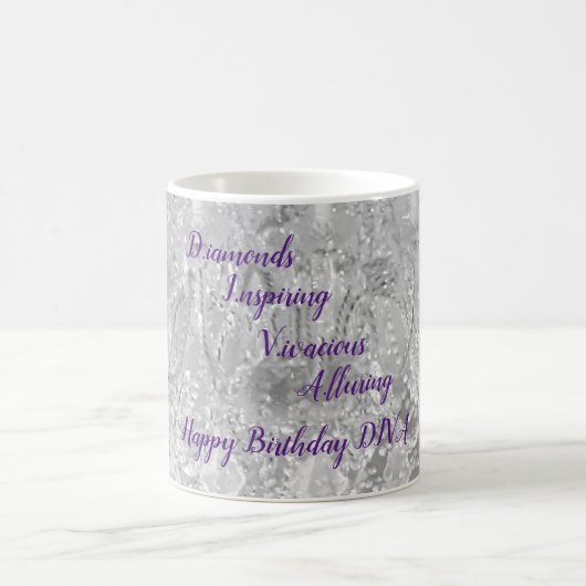 DIVAライフライトハッピーバースデークラシックマグ コーヒーマグカップ (中央)
