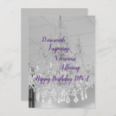 DIVAライフライトハッピーバースデーフラットカード (正面/裏面)