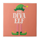 Diva小妖精や小人マッチングファミリーグループクリスマスパーティー タイル (正面)