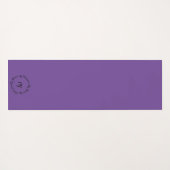 DIVA悪意のパープルスナンケスキンプリントヨガマット ヨガマット (裏面(横))