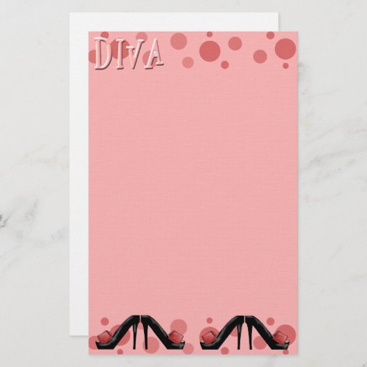 Diva文房具 便箋 (正面/裏面)