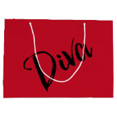 Diva素晴らしい" ラージペーパーバッグ (裏面)