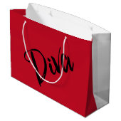 Diva素晴らしい" ラージペーパーバッグ (裏面アングル)