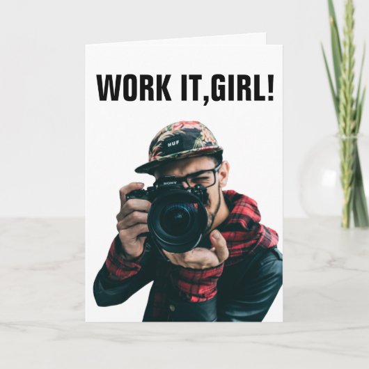 DIVA誕生日カードfor おもしろい FRIEND カード (正面)