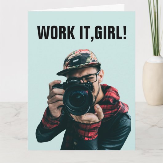 DIVA誕生日カードfor FRIEND，大おもしろい過 カード (正面)