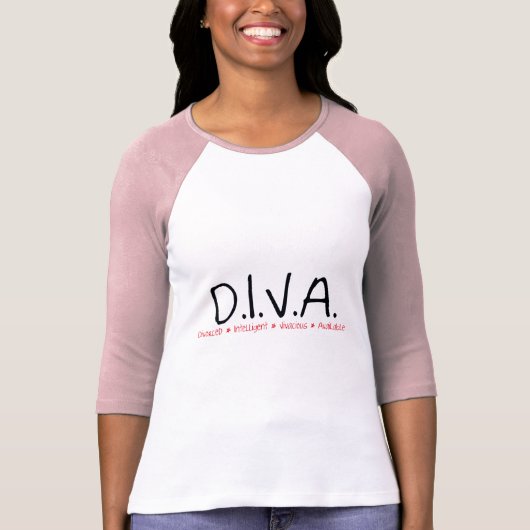 DIVA離婚した女性 Tシャツ (正面)