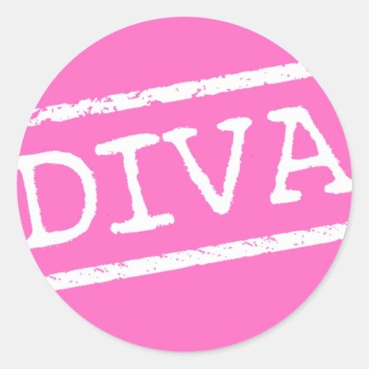 「DIVA」のクラシック丸シール ラウンドシール (正面)
