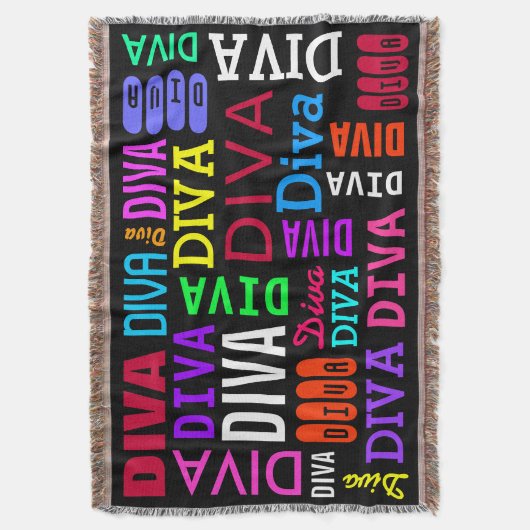 "DIVA" スローブランケット (正面縦)