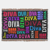 "DIVA" スローブランケット (正面)