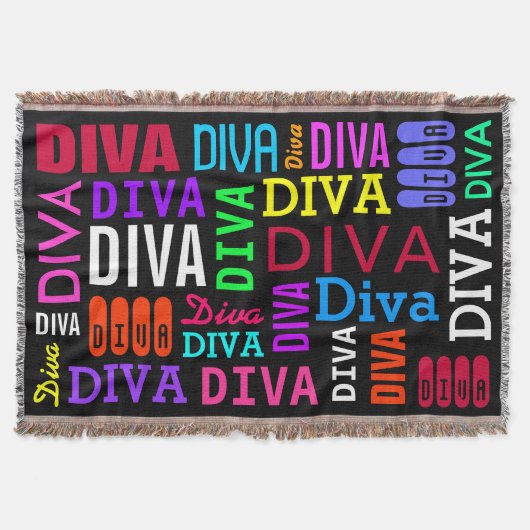 "DIVA" スローブランケット (正面)