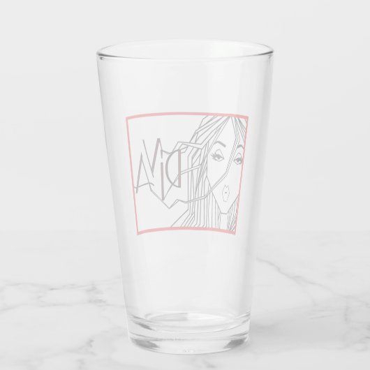 "DIVA" タンブラーグラス (裏面)