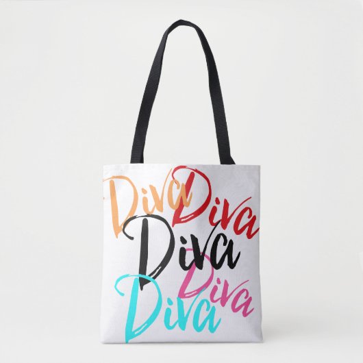 "Diva"トートバッグ トートバッグ (正面)