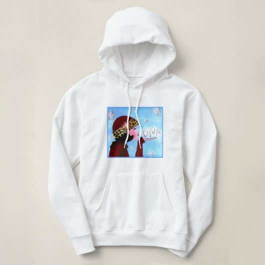 "DIVA" パーカ (デザイン正面)