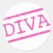 "DIVA" ラウンドシール (正面)