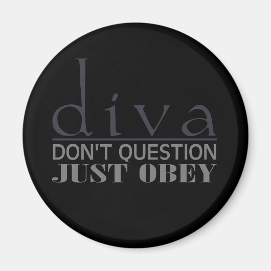 Diva：質問しない マグネット (正面)