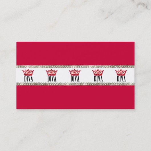 「Diva Attitude」名刺 名刺 (裏面)