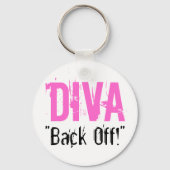 DIVA - "Back Off!" キーホルダー (正面)