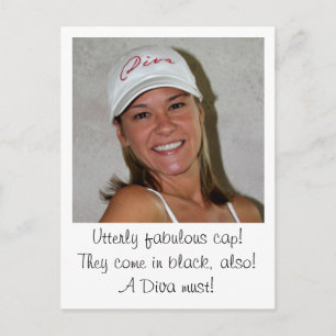DIVA Caps(www.zazzle.com/LadyDenise ) ポストカード