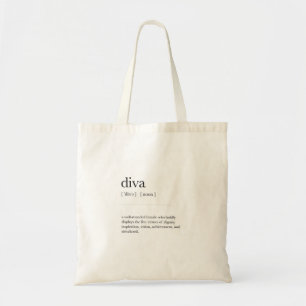 Diva Definition意味辞書アートデコール トートバッグ