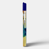 DIVA IN BLUE,美しいファッションモノグラム Case-Mate iPhoneケース (裏面 / 左)
