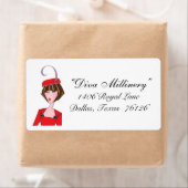 「Diva Millinery」ラベル ラベル (インサイチュ)