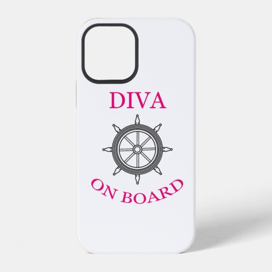 Diva on Board(ディヴァ搭載) iPhoneケース (裏面)