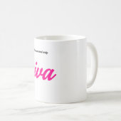  Diva – Pink Coffee Mug コーヒーマグカップ (正面右)