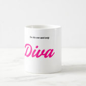  Diva – Pink Coffee Mug コーヒーマグカップ (中央)