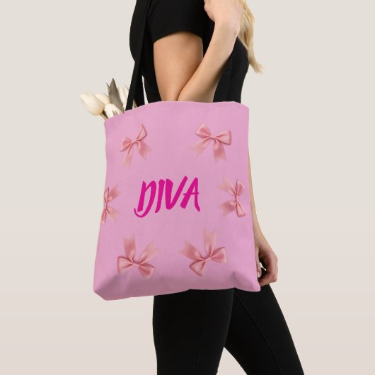 Diva Tote Bag トートバッグ (クローズアップ)