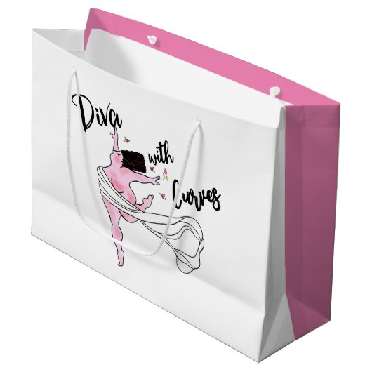 Diva With Curves抱き枕 ラージペーパーバッグ (正面アングル)