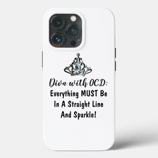 「DIVA with OCD」 Case-Mate iPhoneケース (裏面)