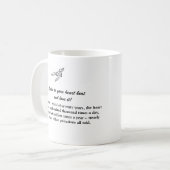 DivaBearの行なうこと コーヒーマグカップ (正面左)